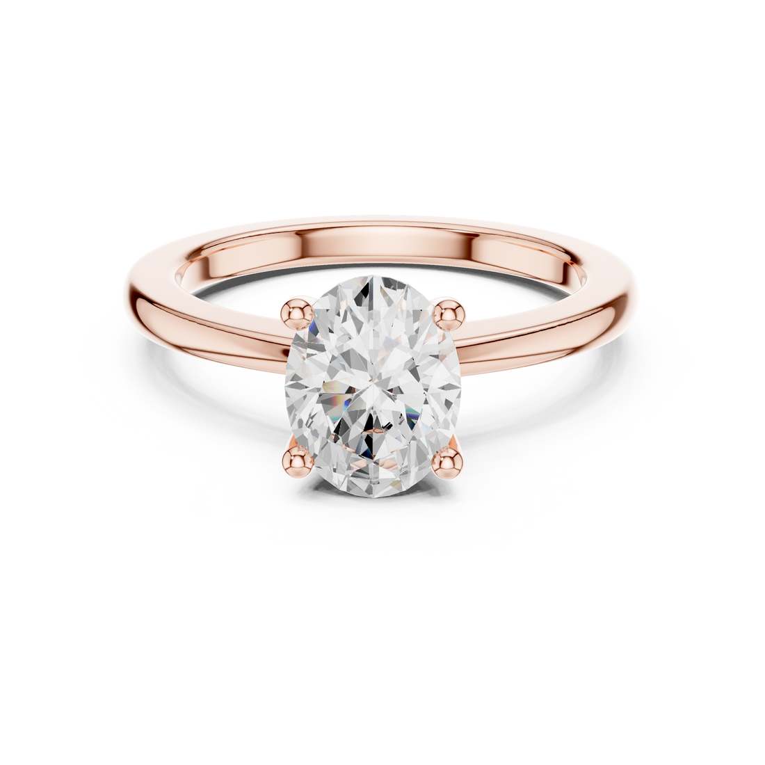 Classic Solitaire - Oval Engagement Ring
