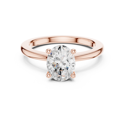 Classic Solitaire - Oval Engagement Ring