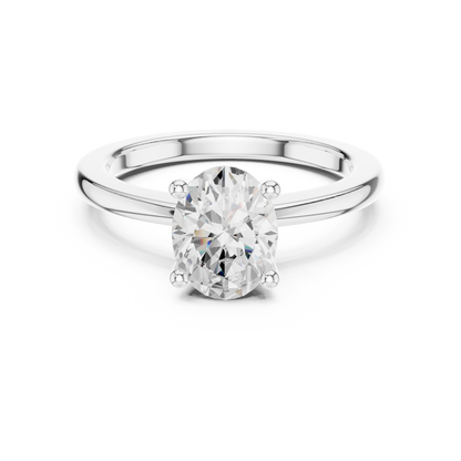 Classic Solitaire - Oval Engagement Ring