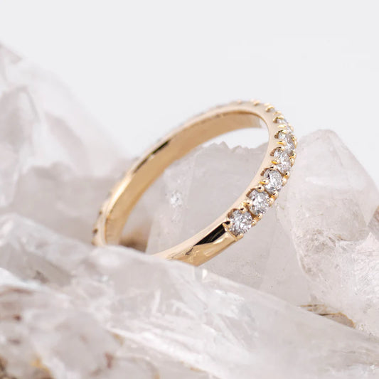 Nora 3/4 Wedding/Eternity Band (Made to Order)