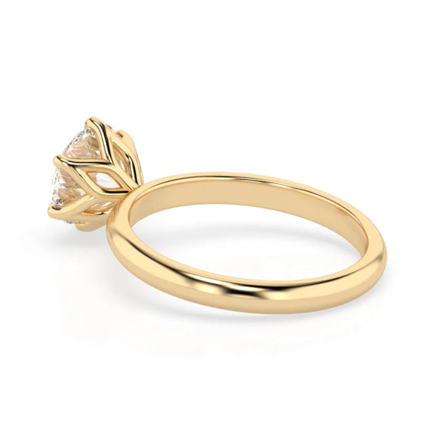 Mia 2.0 – 3 Claw 2ct Pear Solitaire (Made to Order) F Colour VVS2