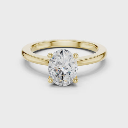 Classic Solitaire - Oval Engagement Ring
